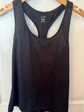 Champion DuoDry Racerback Tank Top | Black | Size Large